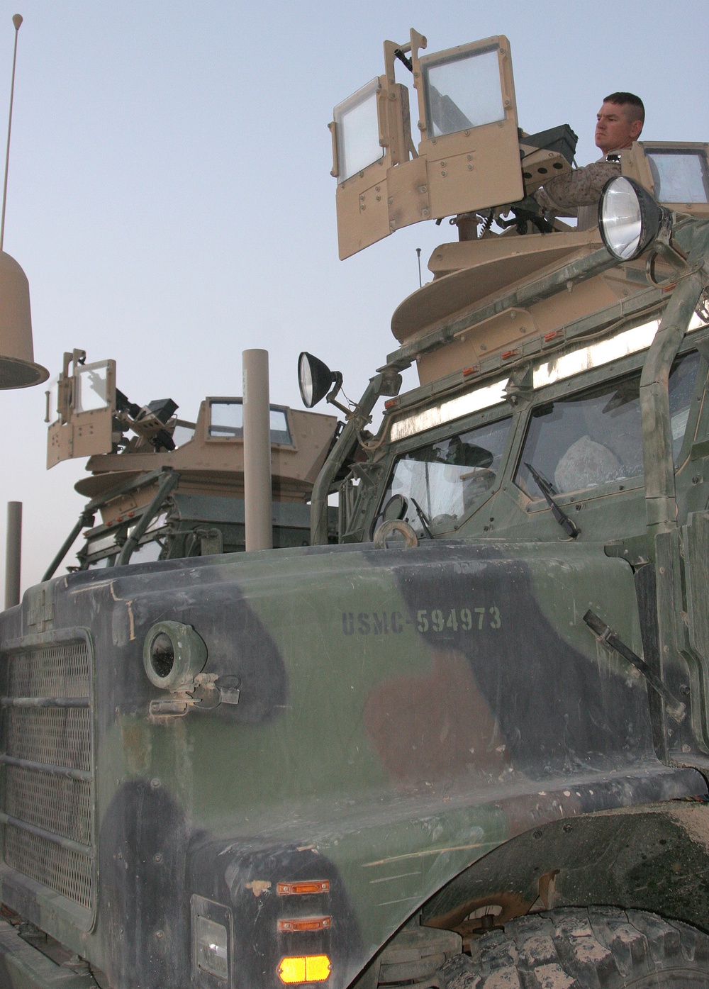 On the Roads of Al Anbar Province With Truck Company