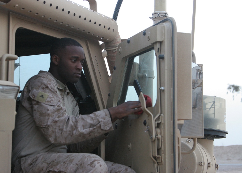 On the Roads of Al Anbar Province With Truck Company
