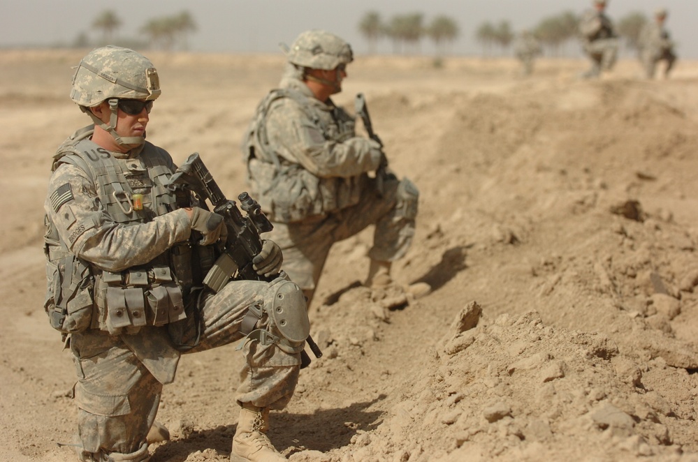 Soldiers Perform Routine Maintenance