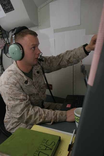 Marine Air Control Squadron 2 Tactical Air Operations Center keeps aircraft flying high