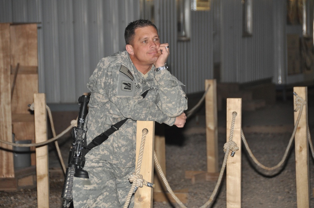 Country Singer Visits Camp Ramadi