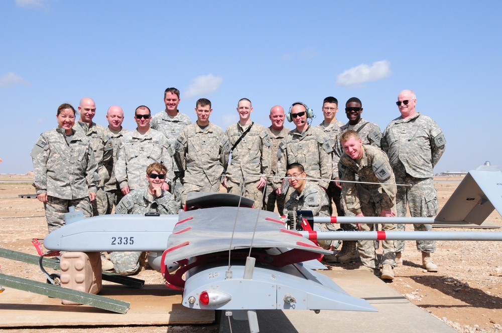 Unmanned Aerial Vehicle Platoon at Al Taqaddum Air Base