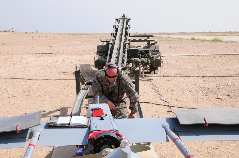 Unmanned Aerial Vehicle Platoon at Al Taqaddum Air Base