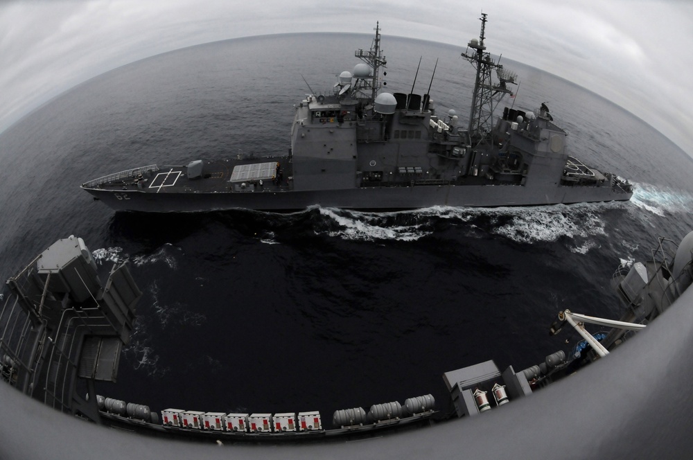 USS Ronald Reagan in the Pacific