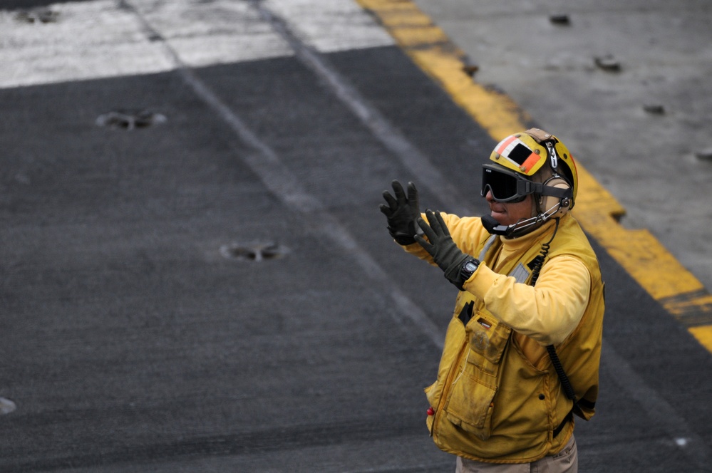 USS Ronald Reagan in the Pacific