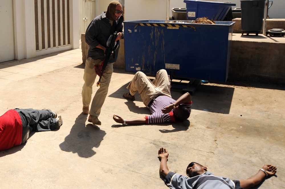 Mass casualty drill at U.S. Embassy in Djibouti