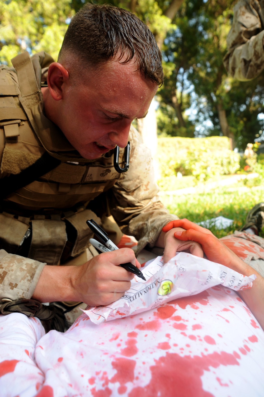 Mass casualty drill at U.S. Embassy in Djibouti