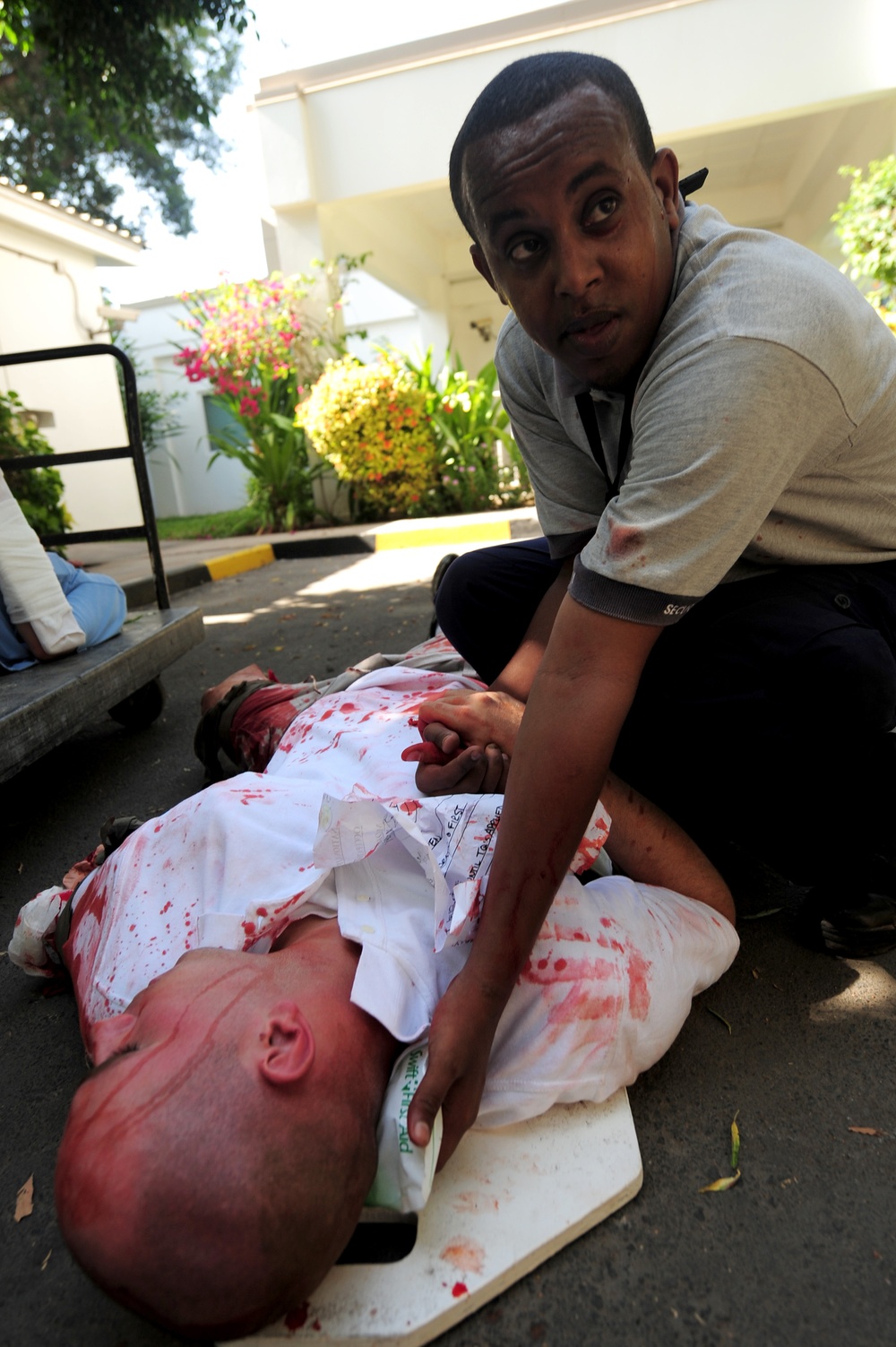 Mass casualty drill at U.S. Embassy in Djibouti