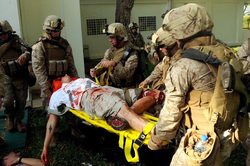 Mass casualty drill at U.S. Embassy in Djibouti