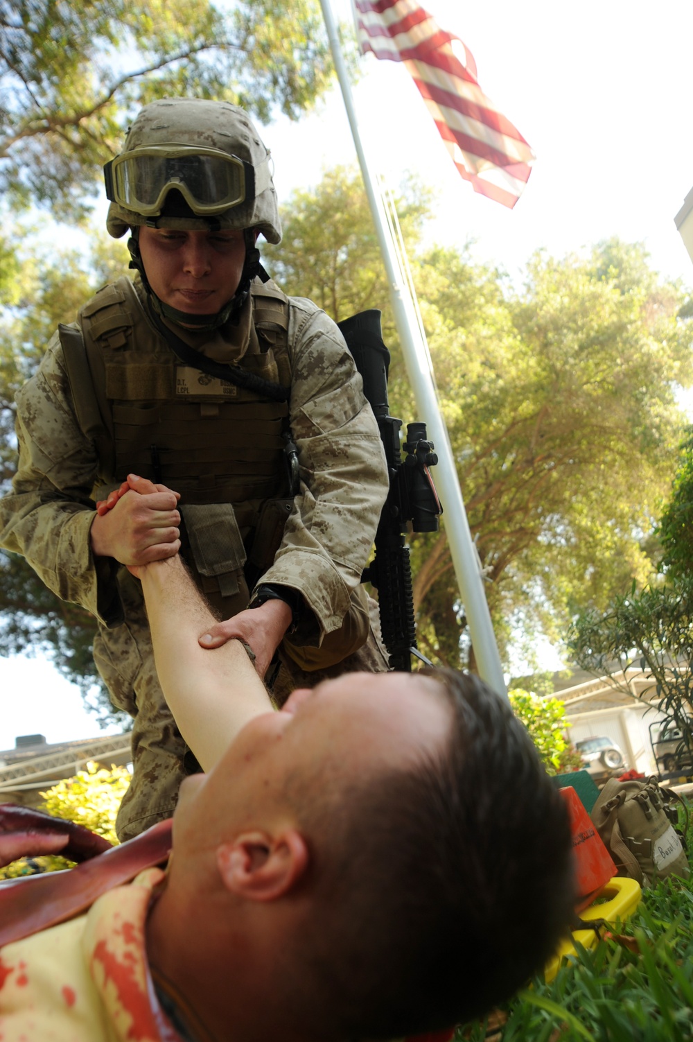 Mass casualty drill at U.S. Embassy in Djibouti