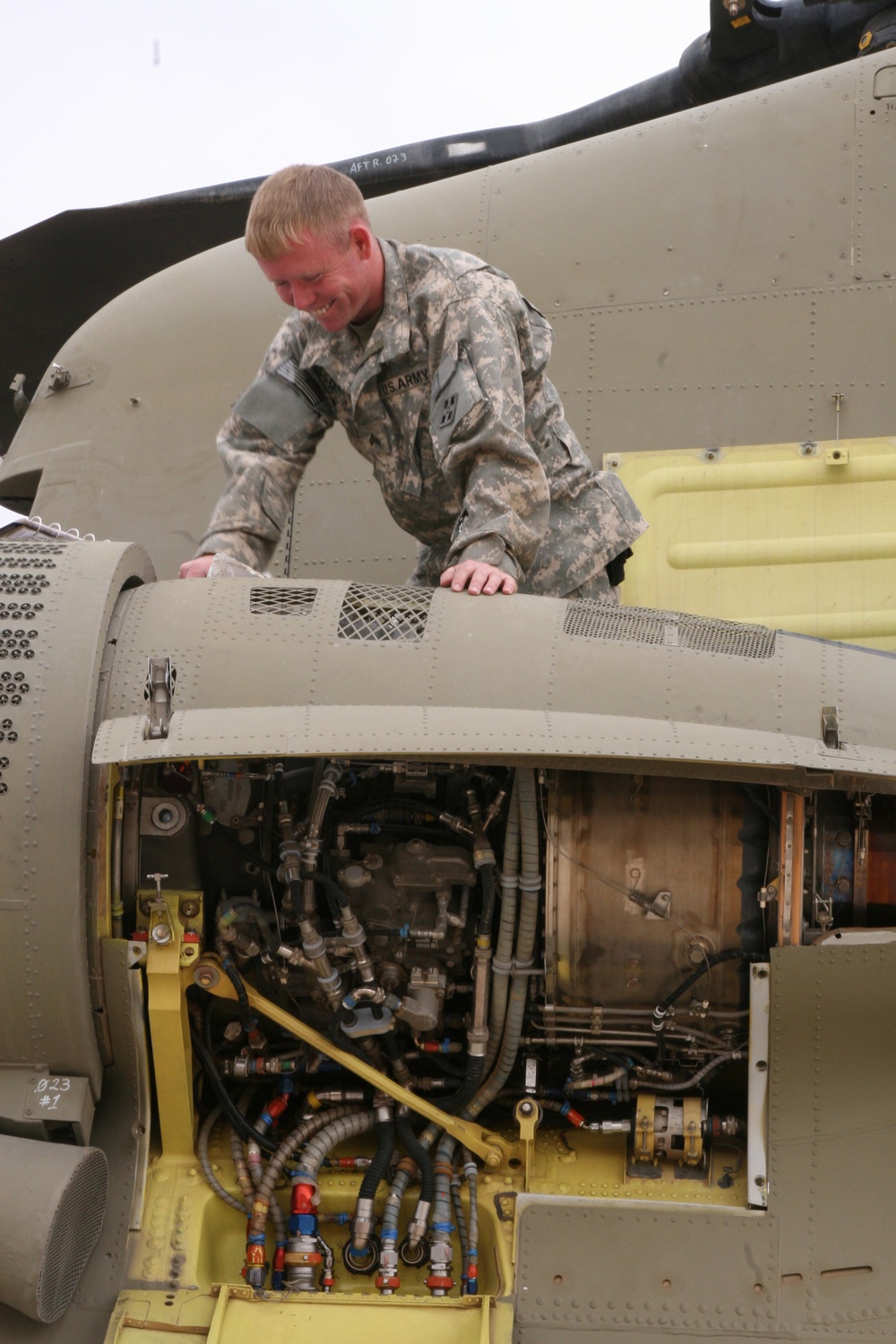 Force Top Enlisted visits with Soldiers