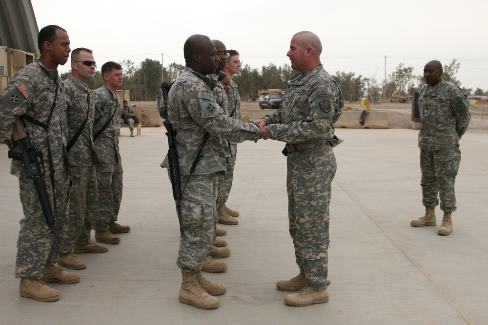 Force Top Enlisted visits with Soldiers