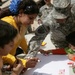 Soldiers visit Baghdad orphanage