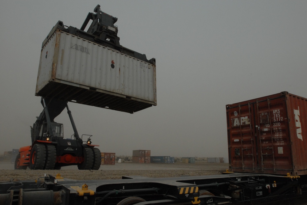 Iraqi Railroad rolls back into Taji