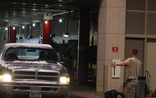 North Dakota National Guard sandbags for south Bismarck flooding
