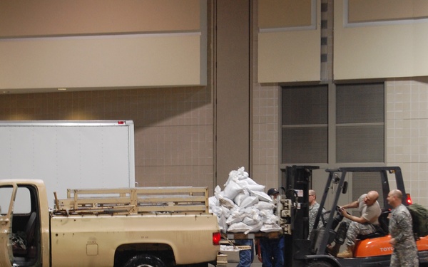 North Dakota National Guard sandbags for south Bismarck flooding