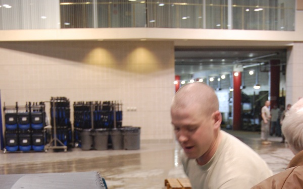 North Dakota National Guard sandbags for south Bismarck flooding