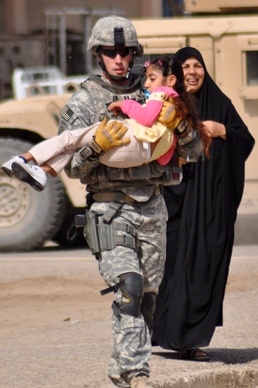 Iraqi Kids Receive New Wheelchairs: Iraqi National Police, U.S. Paratroopers Team Up for Delivery in Rusafa