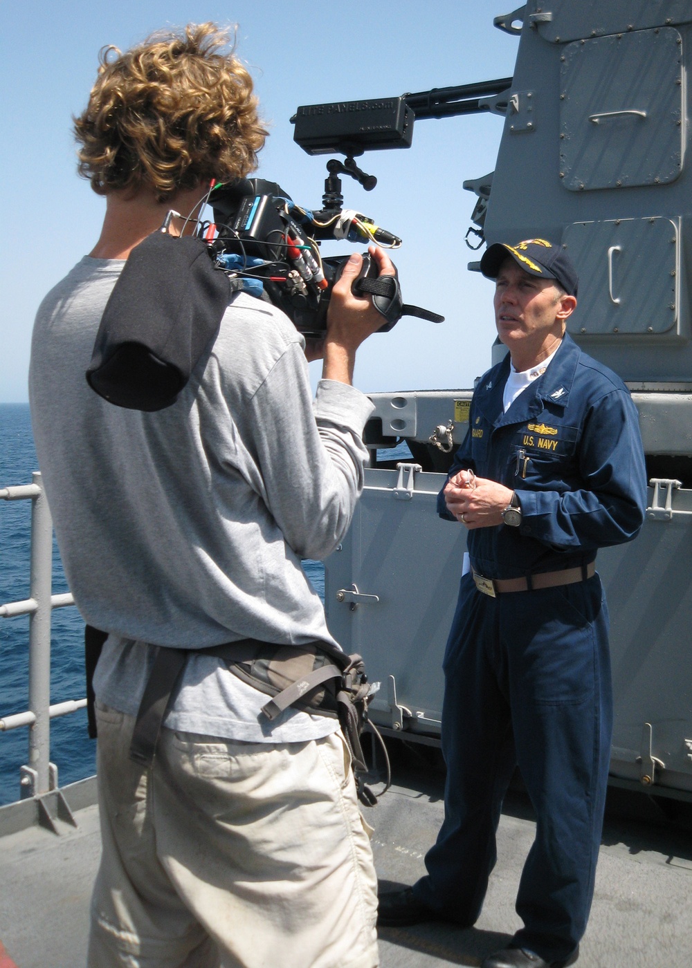 USS Vicksburg overboard drill