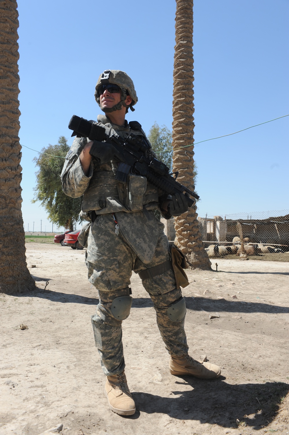 Patrol in Abu Graib, Iraq