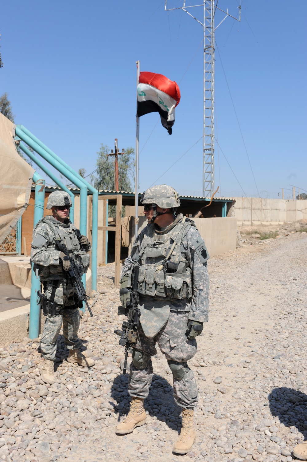 Patrol in Abu Graib, Iraq