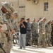 Change of Authority Ceremony at Joint Service Station War Eagle, Baghdad, Iraq