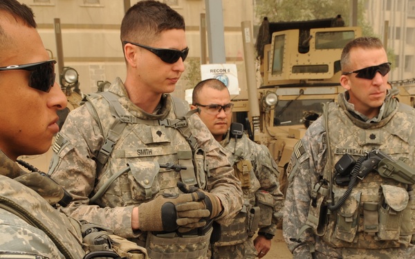 Patrol near Joint Security Station Loyalty Baghdad, Iraq