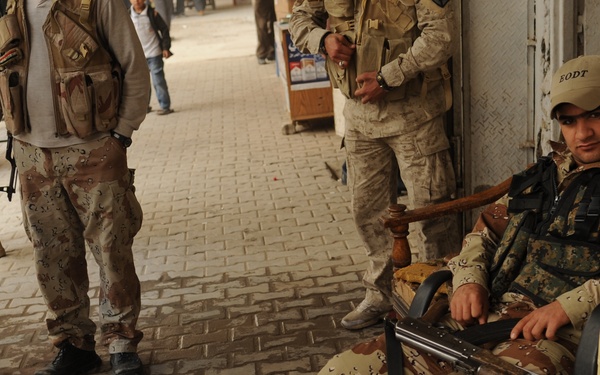 Patrol near Joint Security Station Loyalty Baghdad, Iraq
