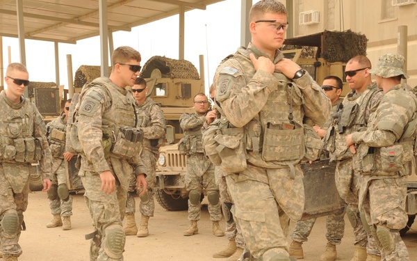 Patrol near Joint Security Station Loyalty Baghdad, Iraq