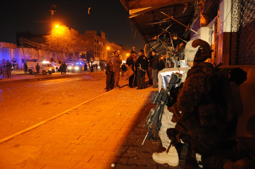 Rocket Attack in Babil, Baghdad, Iraq