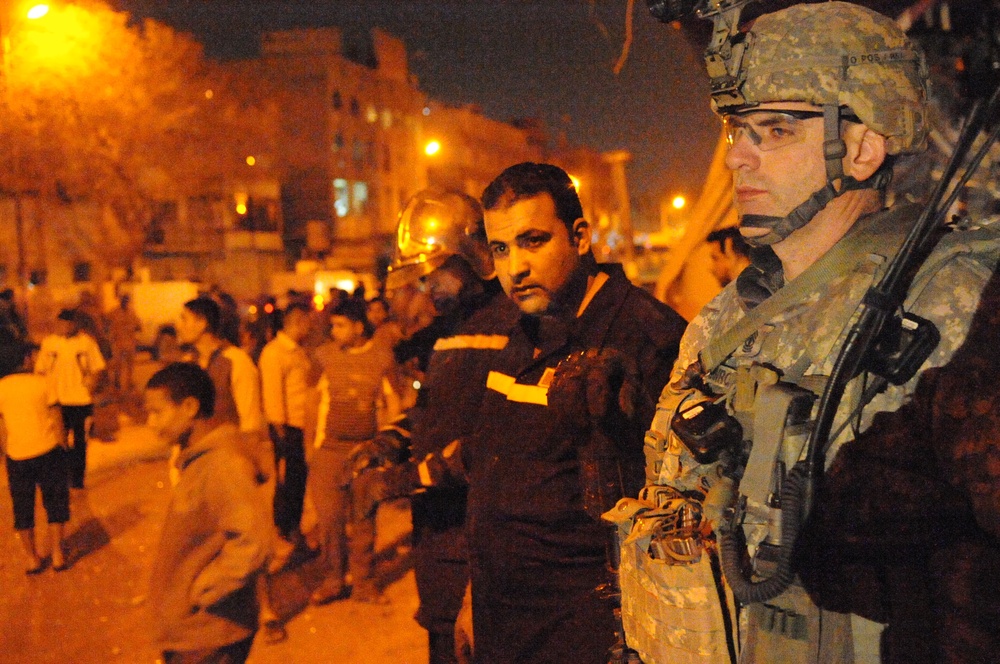 Rocket Attack in Babil, Baghdad, Iraq