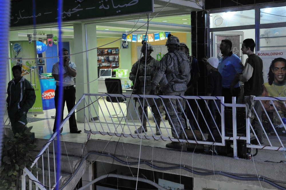 Market patrol in Karada