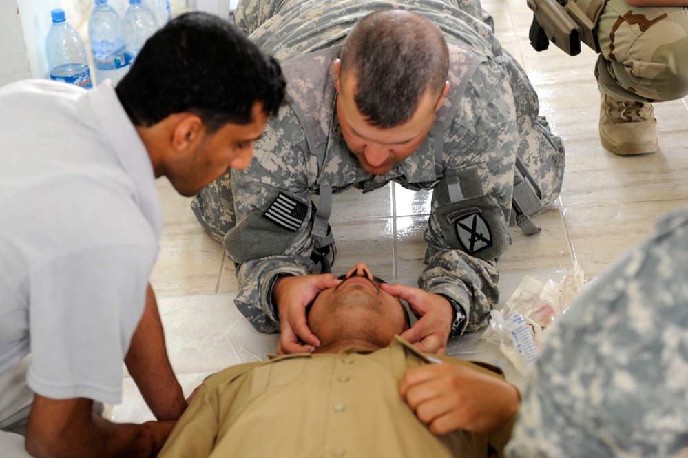 Basic first aid training in Basra