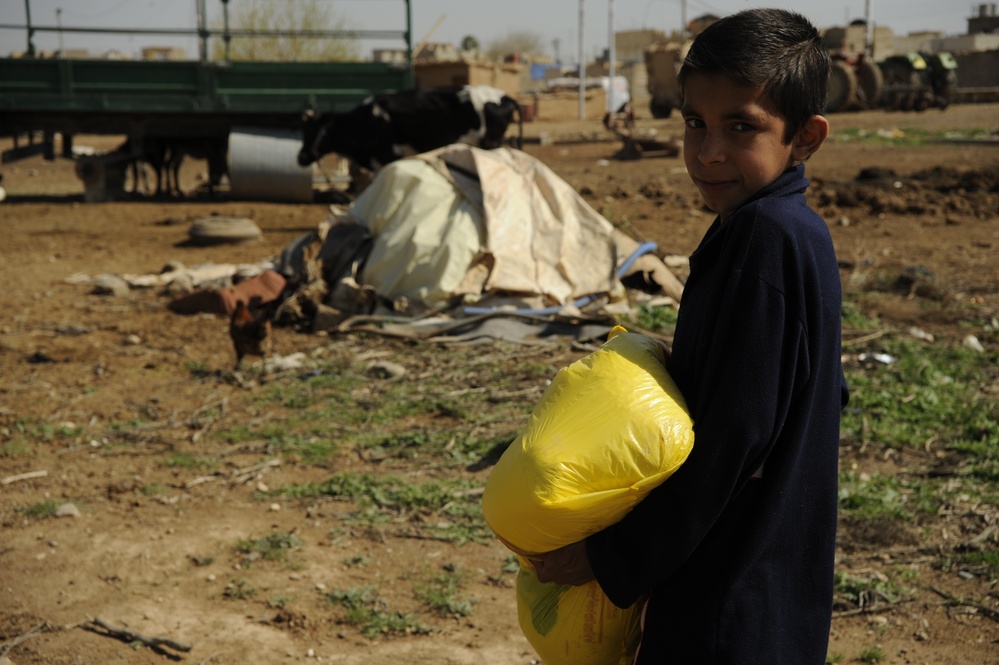Humanitarian aid mission in Mosul