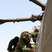 Marine Helo Mechanics Repair Damaged Hornet in Afghanistan