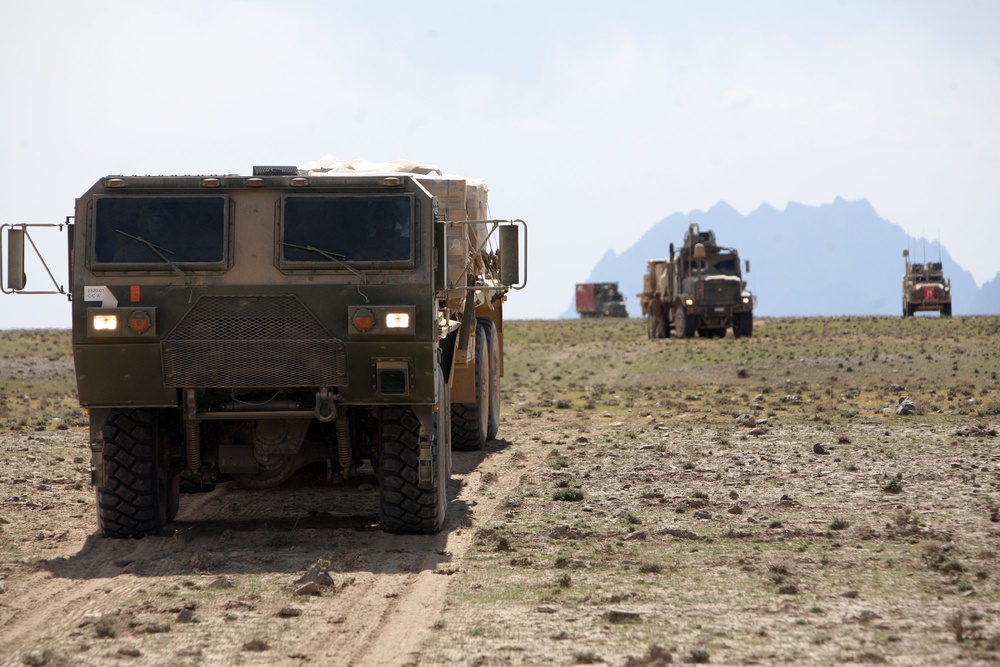 Combat Logistics Battalion 3 Counters Insurgency During Patrol in Southern Afghanistan