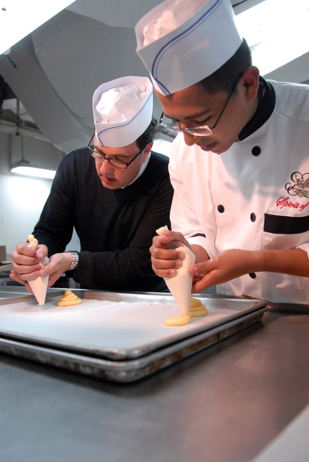 Sam the Cooking Guy Tours USS Ronald Reagan Bakery