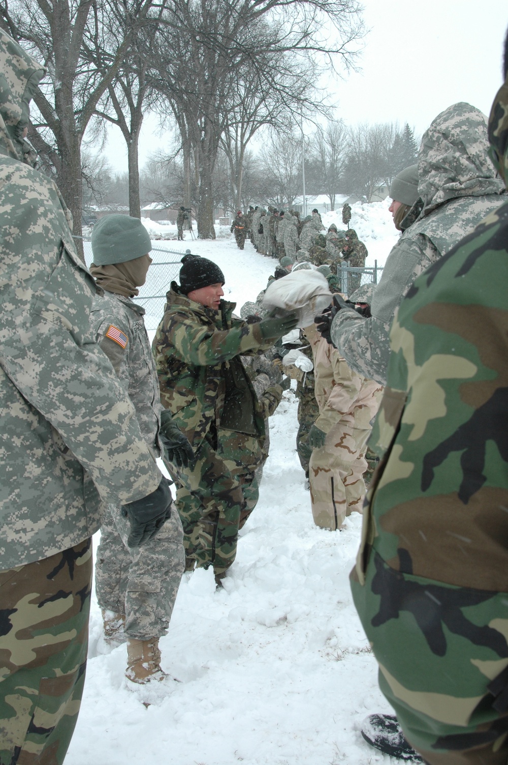 Sandbags in North Dakota
