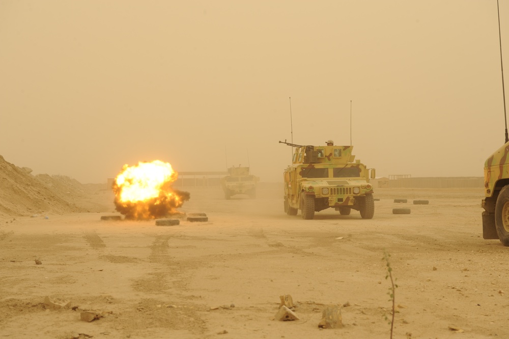 IED training at Camp Diwaniyah