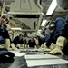 Work aboard the USS Blue Ridge