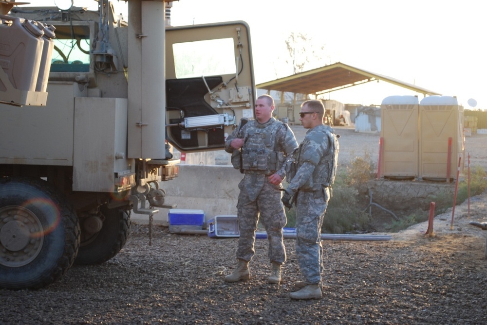 62nd Engineers clear the way