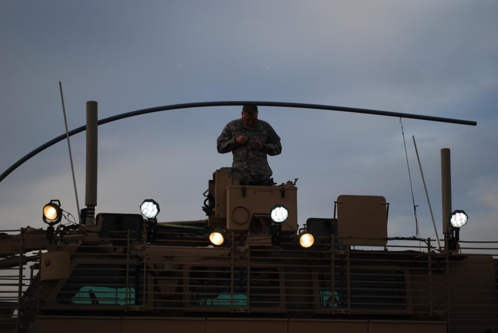 62nd Engineers clear the way