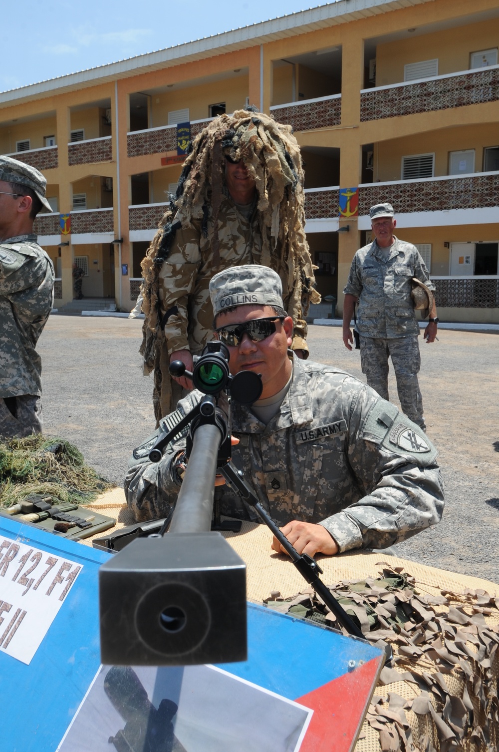 French Weapons Display in Djibouti