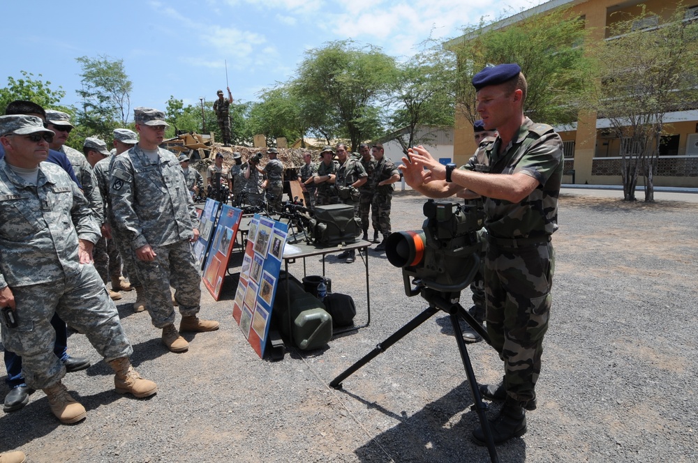 French Weapons Display in Djibouti