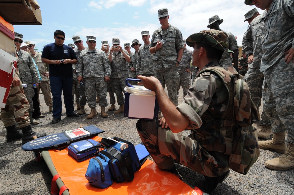 French Weapons Display in Djibouti