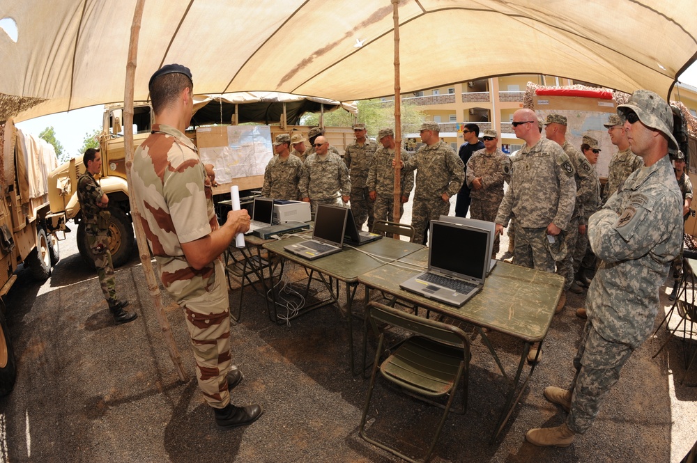 French Weapons Display in Djibouti