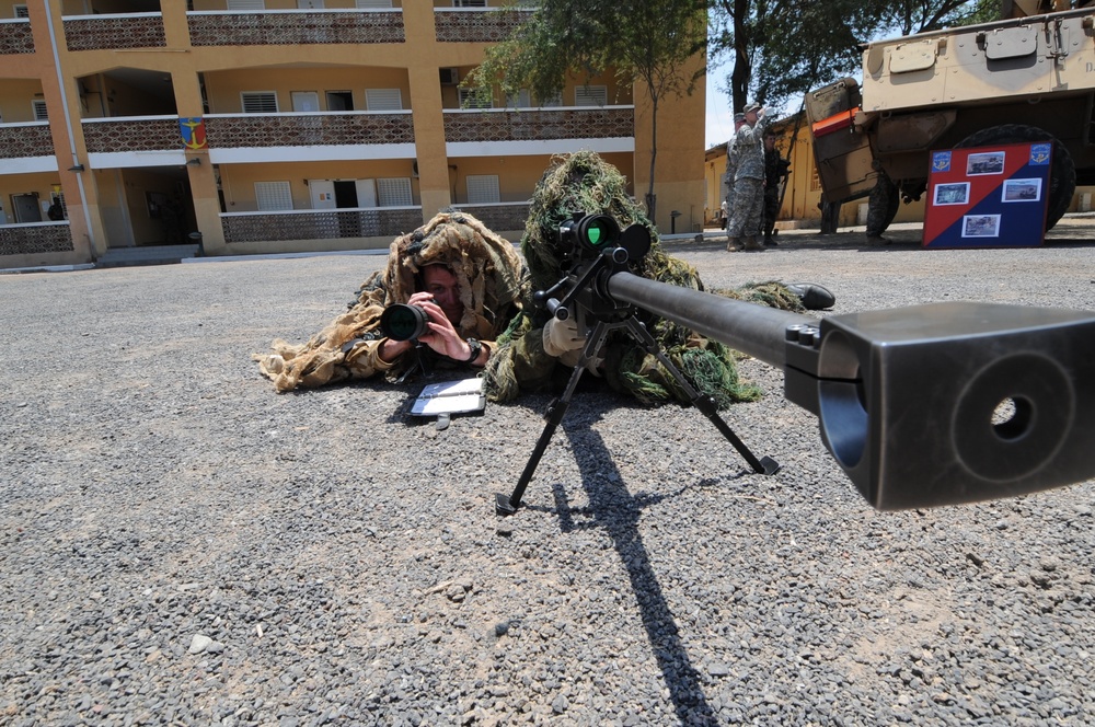 French Weapons Display in Djibouti