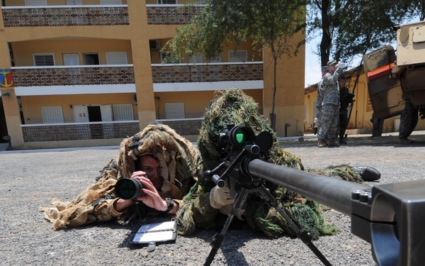 French Weapons Display in Djibouti