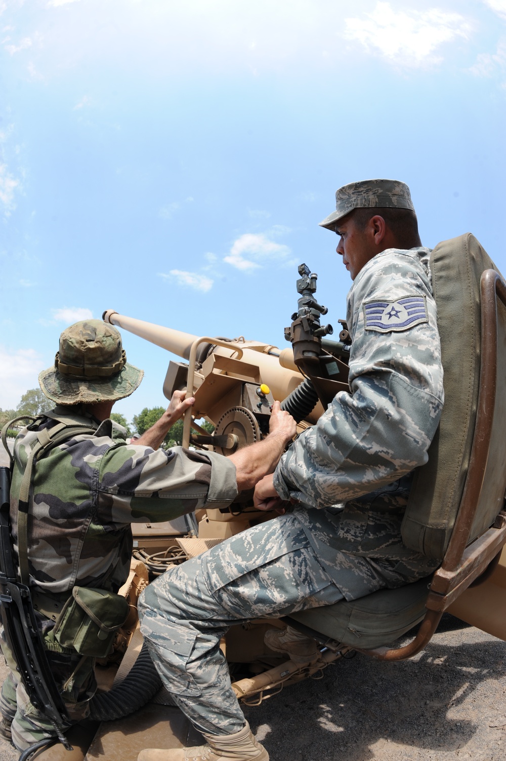 French Weapons Display in Djibouti