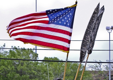 1st Air Cavalry cases colors for upcoming deployment